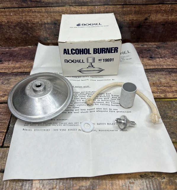 Boekel Alcohol Burner 19691 *NEW*
