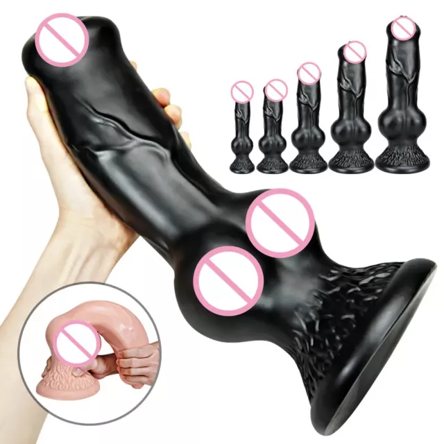 Gode-Réaliste-pour-Femme-Jouet-Plug-Anal-Ventouse-de-Prostate-Jeux-pour-adultes