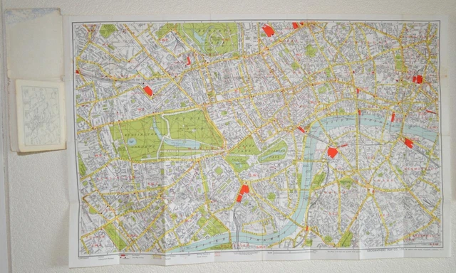 OLD GEOGRAPHERS 6 Inch Map Of London. £12.99 - PicClick UK