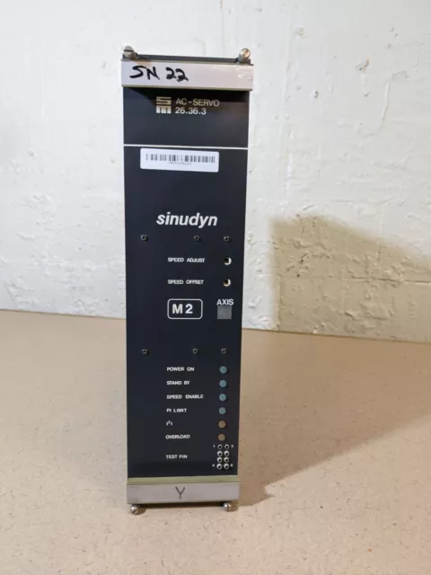 Sieb & Meyer SINUDYN Axis 26.36.3 AC-SERVO MODULE