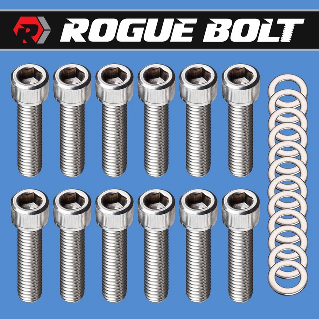SBM INTAKE MANIFOLD Bolts Stainless Kit Small Block Mopar Dodge 273 318