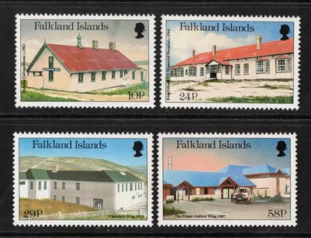 1987 Falkland Islands Hospitals Stamps Set of 4 SG 551/4 MUH