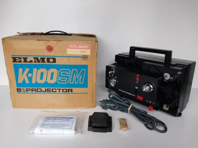 Vintage Elmo 8mm Film Projector K-100SM