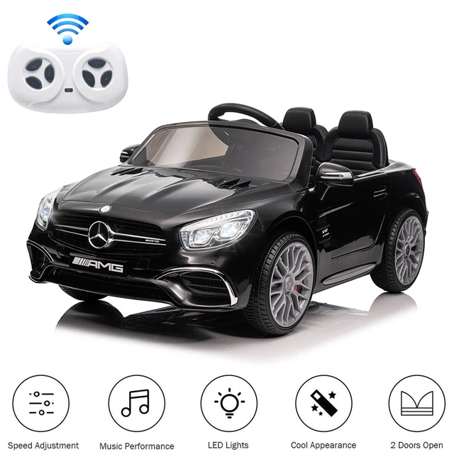 KIDS ELECTRIC RIDE On MercedesBenz Licensed Toy Car 2 Seater w/Remote