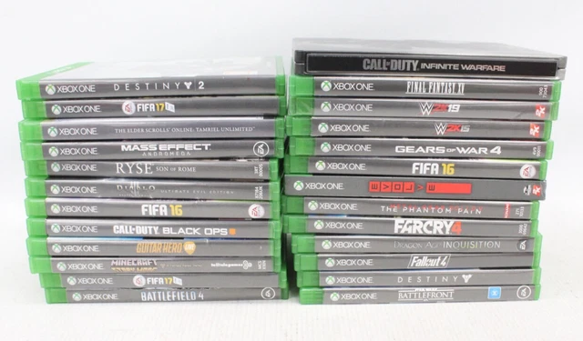 25 x XBOX ONE Cased Games Inc DIABLO 3 I METAL GEAR SOLID 5 I FF15 - W61