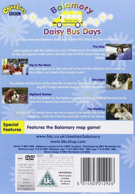 CBEEBIES BALAMORY Daisy Bus Days Dvd New Sealed 7 95 PicClick UK