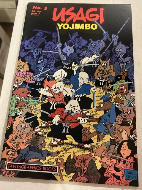Usagi Yojimbo #3 Stan Sakai Fantagraphics 1987 Vf/Nm