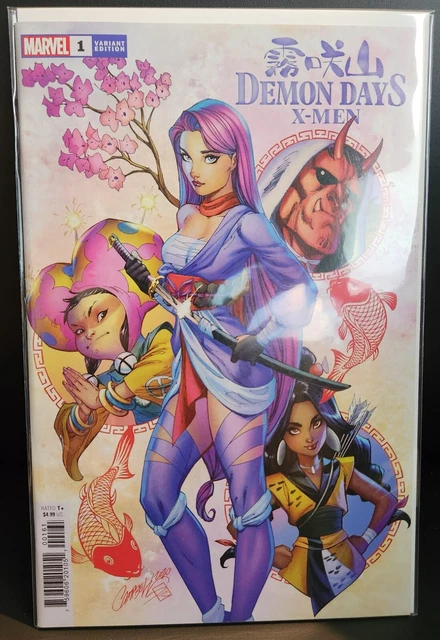 Demon Days #1 J Scott Cambell 1:50 Variant Demon Days X-men Psylocke Variant