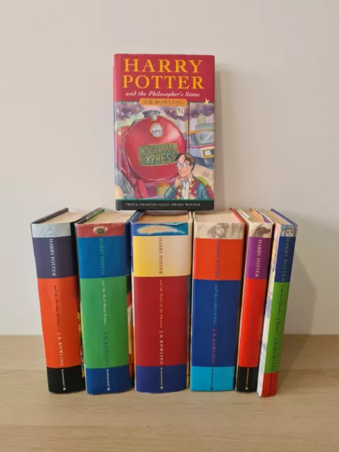 Harry Potter Complete Hardback Book Set Books 1-7 Bloomsbury Most First Edition