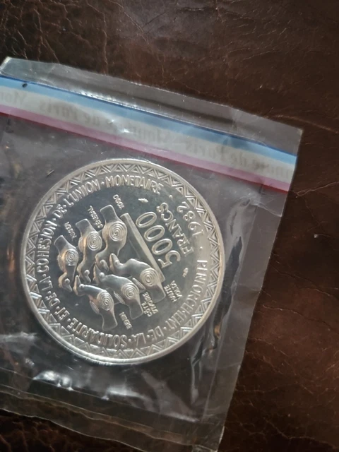 5000 Francs Afrique de l'Ouest 1982