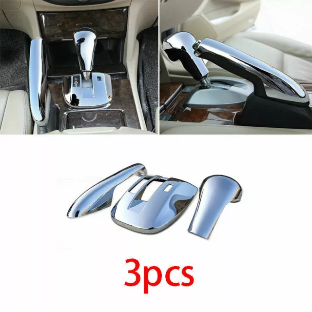 For Honda Accord Crosstour 2008-2012 Chrome Center Console Gear Shift Trim Cover