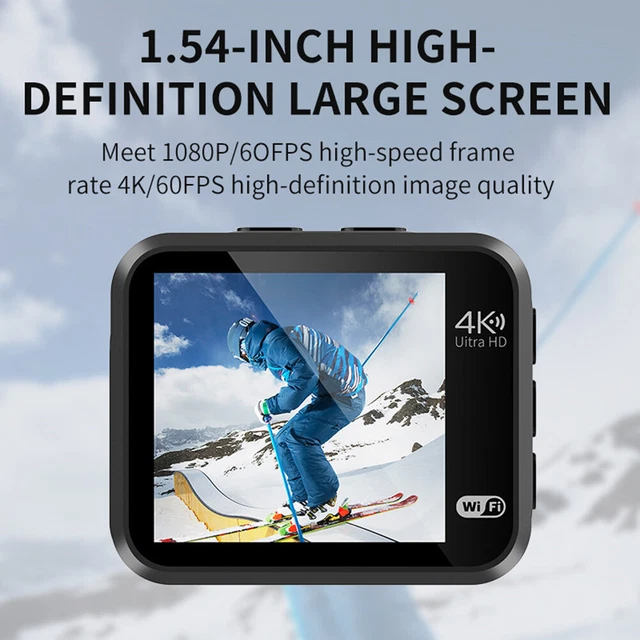 WiFi Action Video Cam Optical Stabilization 4K 60FPS Sports DV Cam for Cycling 3