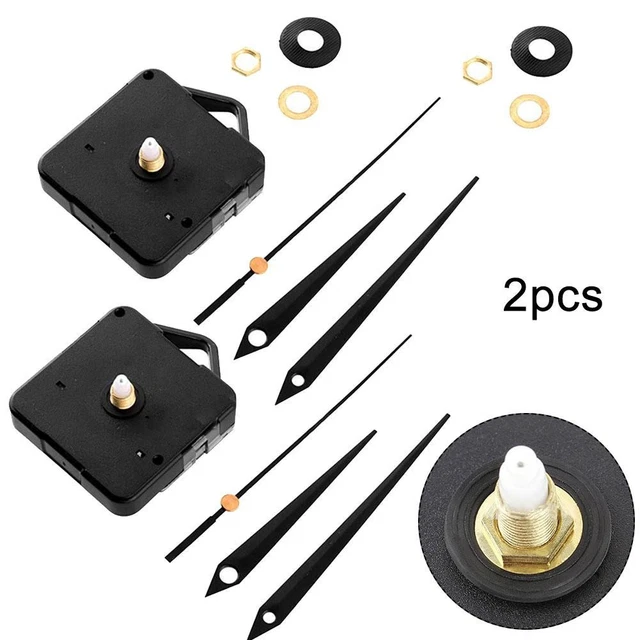 2X SILENT DIY Quartz Movement Wall Clock Motor Mechanism Long Spindle ...