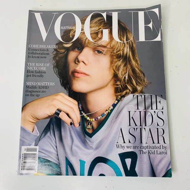 🔶️RARE VOGUE AUSTRALIA Magazine April 2022 The Kid Laroi Cover