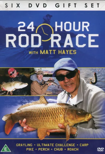 24 Hour Rod Race With Matt Hayes 6 Dvd Gift Set Ultimate Fishing Challenge