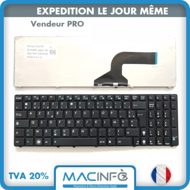 Clavier Asus N73S N73SM N73SV N73J N73JF N73JG N73Jn N73JQ Français