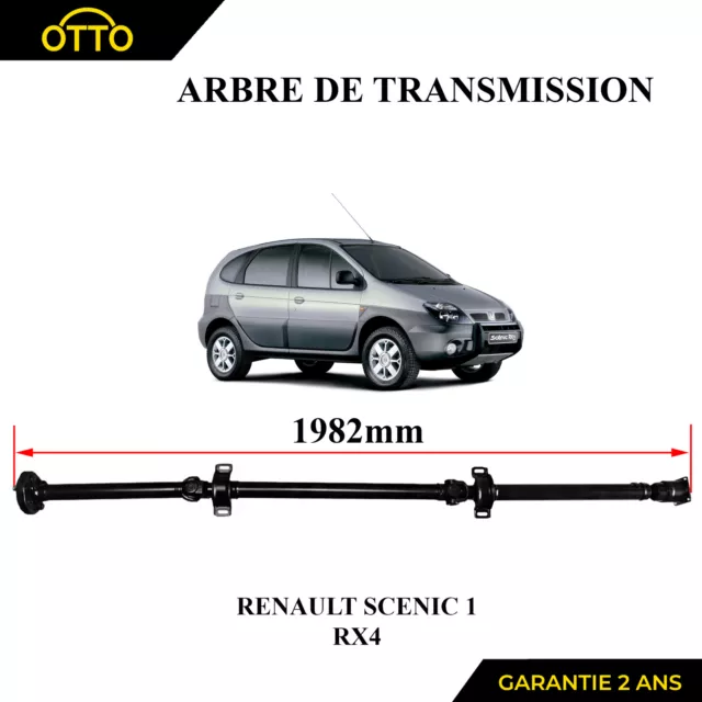 Arbre de transmission NEUF avec palier et flector de Scenic RX4 = 8200058705