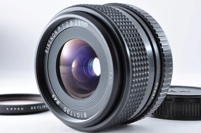RICOH RIKENON P 28mm F/2.8 MF Lens For PENTAX K Mount Near MINT From Japan #3650