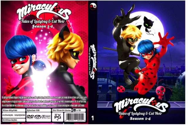 Miraculous: Tales of Ladybug and Cat Noir Animated Series Season 1-4 Eng Audio