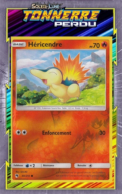 Reverse Hericendra - SL08:Lost Thunder - 40/214 - French Pokemon Card