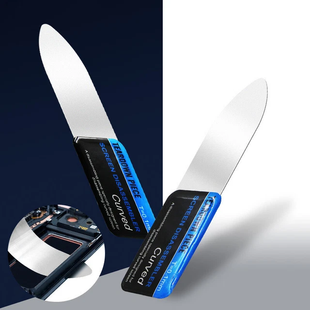 obile Phone Curved LCD Screen Spudger Opening Pry Card Tools Ultra Thin Flexible