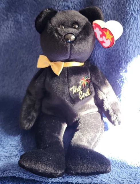 Ty Beanie Baby The End Bear *Mint Condition* RARE With 4 ERRORS!