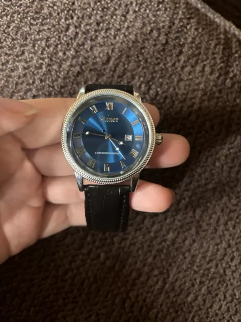 Stauer Urban Blue cuisinant Watch Men