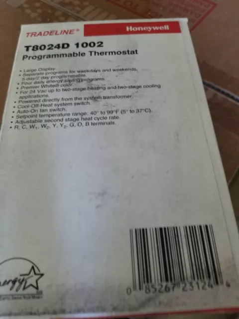Honeywell 5-2 Prog Thermostat