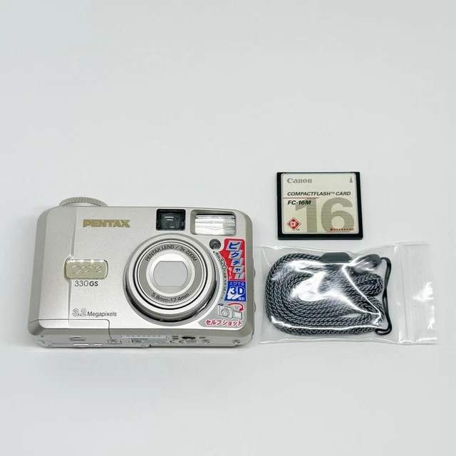 PENTAX OPTIO 330 GS Gold Pentax Camera $189.68 - PicClick CA
