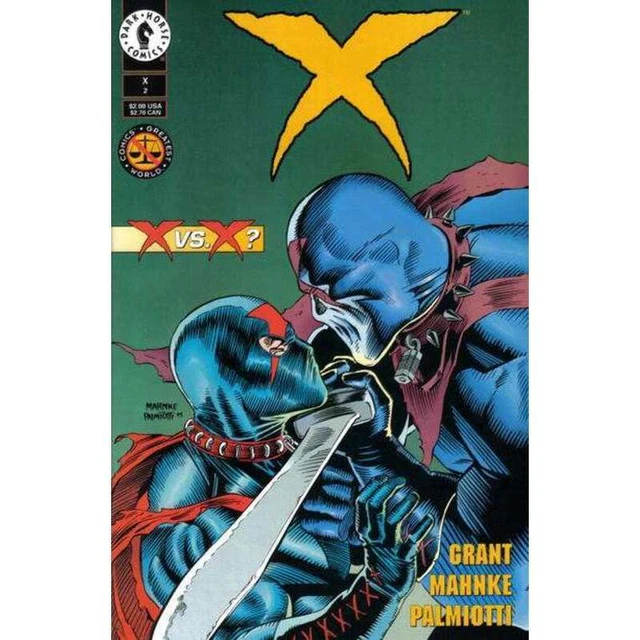 X (1994 series) #2 in Very Fine + condition. Dark Horse comics [m: