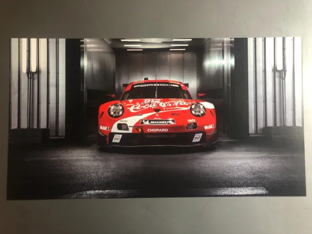 Porsche 911 RSR Coupe Showroom Advertising Sales Poster - RARE!! Awesome L@@K