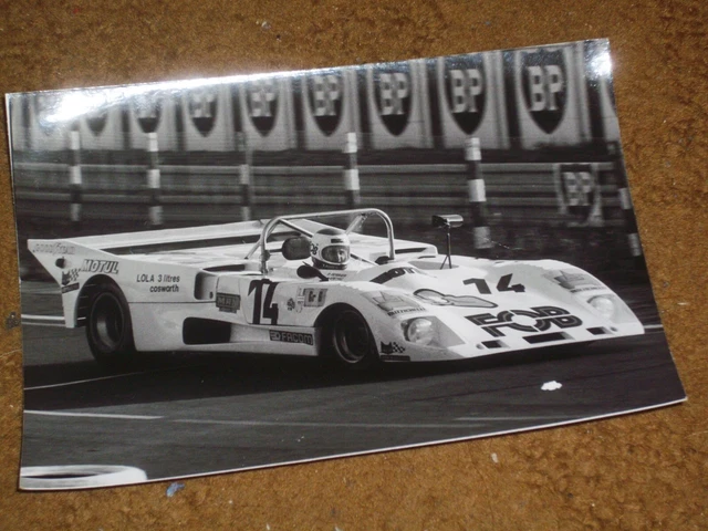 Photo Argentique 24 Heures Du Mans Chevrolet 1960 - Format 30x30 Cm, Noir Et Blanc