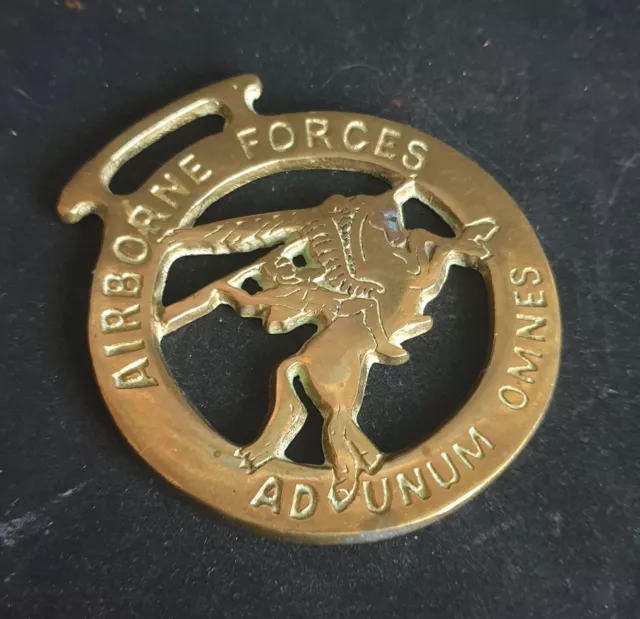 Falkland Islands Liberation-era Airborne Forces Commemorative Horse Brass 1982