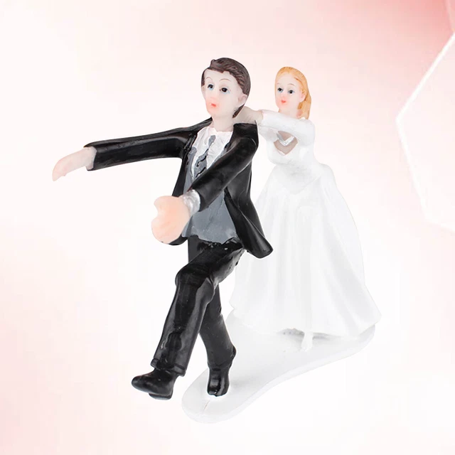 1 pieza Boda Salón Estatua Amante Pareja Muñecas Boda Pareja Escultura