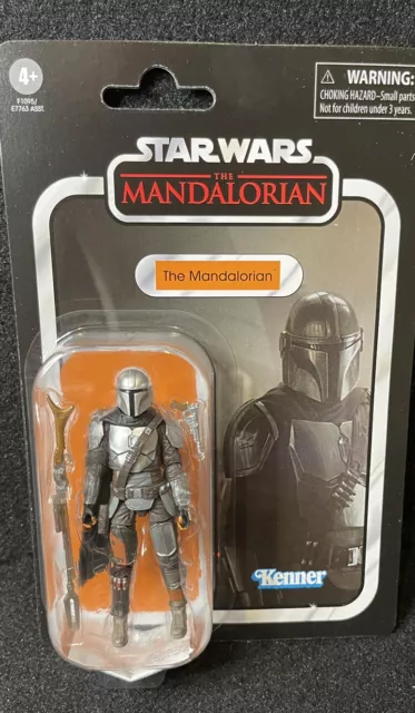 Kenner Star Wars Vintage Collection Beskar Mandalorian 3.75” Action Figurine New