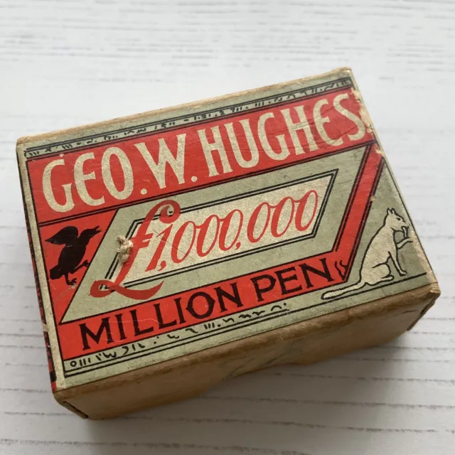 George Hughes Million Pen Nibs 60+ in Original Box; 2 Colours Good Condition