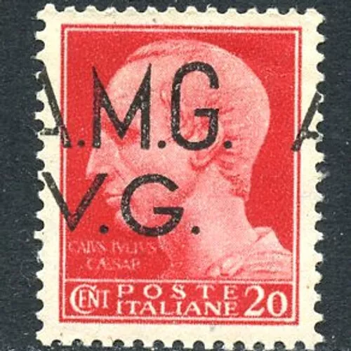 AMG Venezia Giulia (VG) Bush 17 20 Cent. MNH w/Hor. Displ. Overprint
