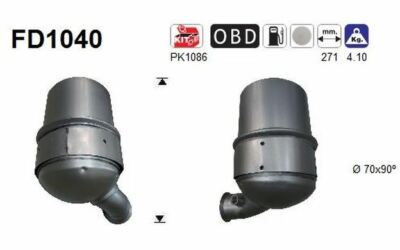 C4 BOLK Filtro antiparticolato per CITROEN C4 PEUGEOT 307 BOL-BM11013 Mister Auto 