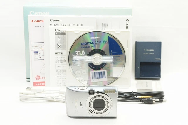 Canon IXY DIGITAL 820 IS 10.0MP Compact Digital Camera Silver w/ Box #231201q