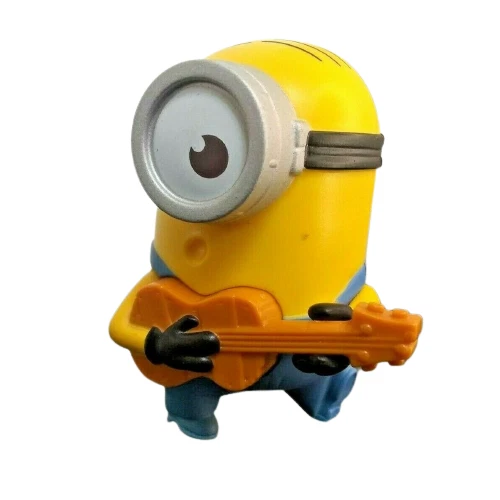 McDonald's Minions Happy Meal 2015 Guitar Strumming Stuart #3 Cake Topper