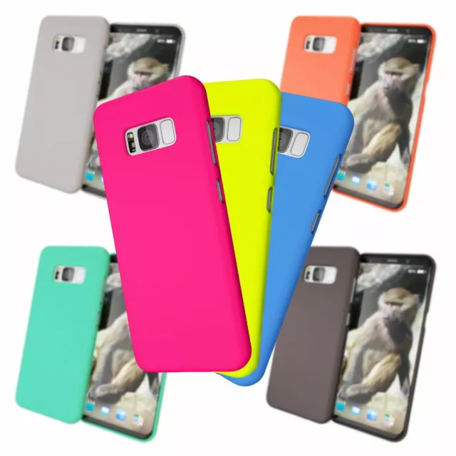 NALIA Handy Hülle für Samsung Galaxy S8, Neon Cover Schutz Hülle Silikon Case