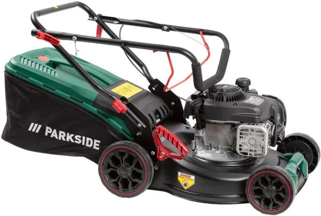 PARKSIDE® BENZIN RASENMÄHER PBM 125 A1 Rasen Mäher Trimmer Rasentrimmer