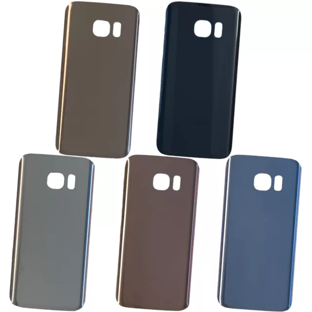 For Samsung Galaxy S7 / S7 Edge Replacement Back Glass Rear Glass Battery Cover