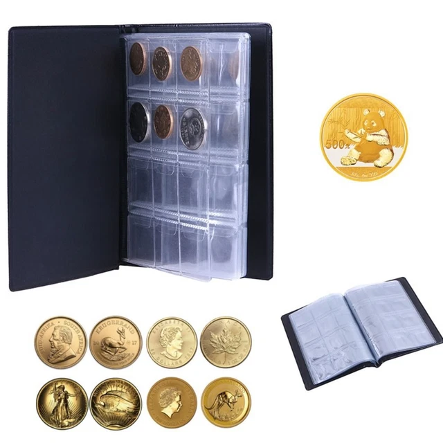 Pardo 170005 EUR Münzsammlung Album – Burgund – Hochwertiges Sammelalbum Für Euro-Münzen