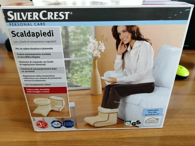 Scaldapiedi Elettrico 55W - 7 Livelli Temperatura 30-63°C - Interruttore A Pedale - Impermeabile Antiscivolo