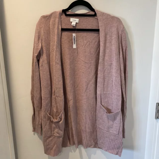 NWT Old Navy Cardigan Sweater Long Sleeve Pink Large