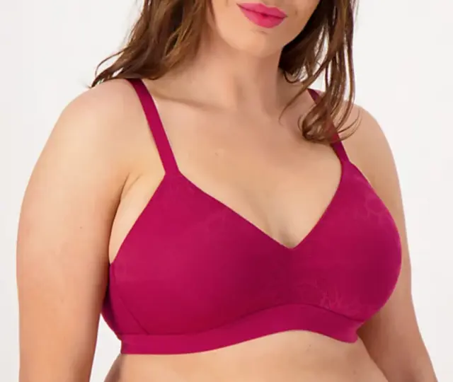 All Worthy~Brushed Micro & Lace Bralette  Wirefree Bra~SM~A511025~Foam Cup 3973