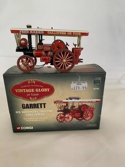 Corgi Vintage Glory Of Steam 80306 Garrett 4Cd Showmans Tractor Lord George