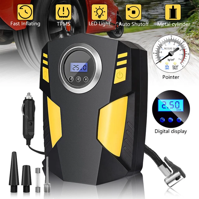 CAR AIR PUMP Compressor 150 PSI Tire Inflator Electric Portable Auto