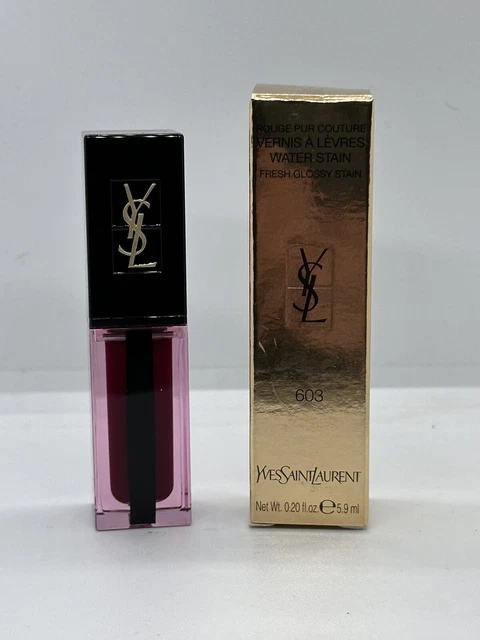 YSL Macchia fresca lucida #603 in bacca profonda. Yves Saint Laurent trucco